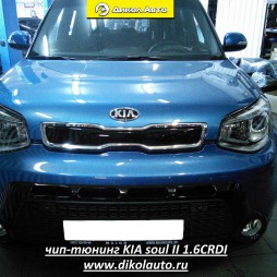 Chip-tuning KIA SOUL 1.6CRDI в Дикол-авто